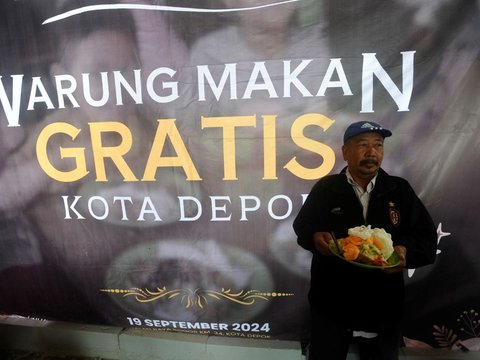 FOTO: Tak Pernah Sepi, Warga Ramai Datang ke Tempat Ini untuk Cukur Rambut dan Makan Gratis di Depok