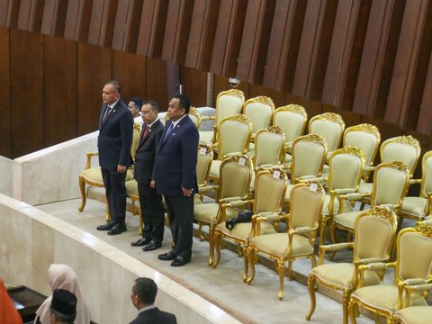 FOTO: Penampakan Kursi-Kursi Kosong Hiasi Sidang Paripurna MPR Akhir Masa Jabatan Periode 2019–2024