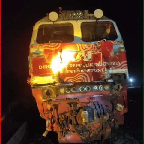 Kecelakaan kereta api dan truk molen di Bantul