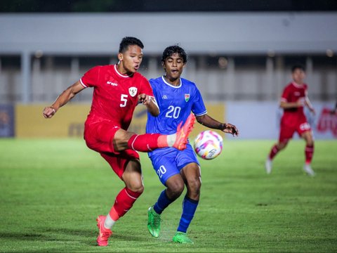 FOTO: Menyala! Timnas Indonesia Libas Maladewa 4-0 di Kualifikasi Piala Asia U-20 2025