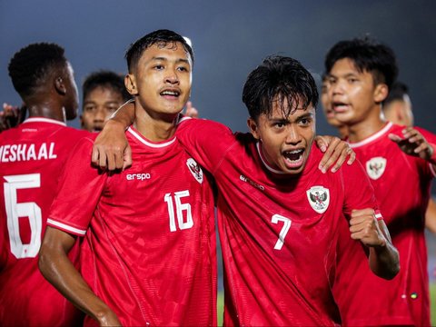 FOTO: Menyala! Timnas Indonesia Libas Maladewa 4-0 di Kualifikasi Piala Asia U-20 2025