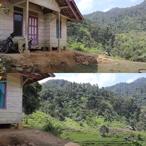 Potret Rumah di Garut dengan Pemandangan Terasering Bak Surga, Keindahannya Bikin Terpana