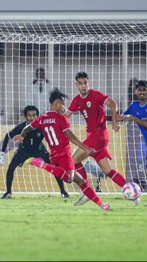 FOTO: Garangnya Pemain Timnas Indonesia U-20 Mengoyak Pertahanan Maladewa Tanpa Ampun sebelum Pesta Gol di Kualifikasi Piala Asia U-20 2025