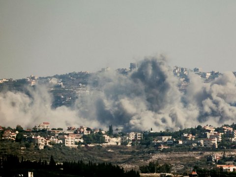 FOTO: Hancur lebur Lebanon Selatan Terus Digempur Israel