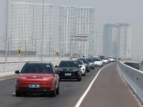 FOTO: Menjajal Hyundai Kona Electric untuk 'Road Trip' Jakarta-Semarang, Tempuh 420 Km dalam Sekali Charge