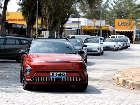 FOTO: Menjajal Hyundai Kona Electric untuk 'Road Trip' Jakarta-Semarang, Tempuh 420 Km dalam Sekali Charge