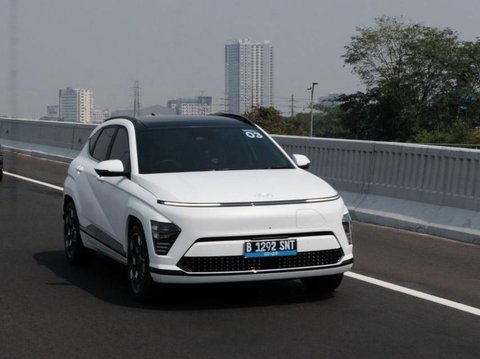 FOTO: Menjajal Hyundai Kona Electric untuk 'Road Trip' Jakarta-Semarang, Tempuh 420 Km dalam Sekali Charge