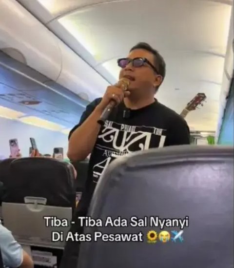 Pria Ini Dapati Bernadya Nyanyi di Pesawat, Aksinya Curi Perhatian