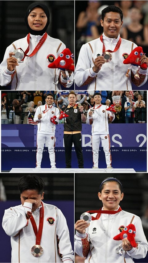 FOTO: Membanggakan! Ini Momen Indonesia Panen Medali Paralimpiade Paris 2024 Lewat Cabor Bulutangkis