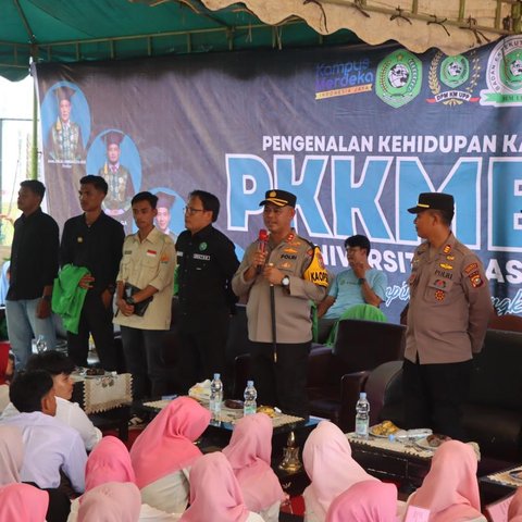 Kapolres Rohul di Acara Cooling System Pilkada Damai