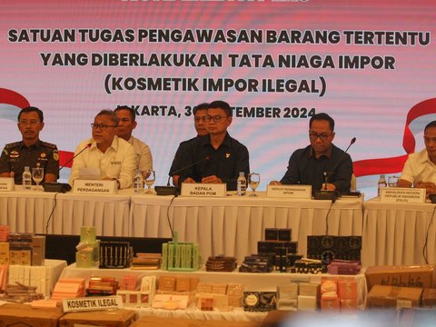 FOTO: BPOM Sita Kosmetik Impor Ilegal Senilai Rp11,4 Miliar, Ini Daftar Produknya