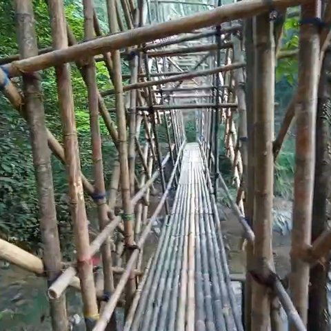 Suasana pagi di Kampung Baduy