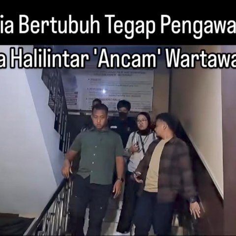 Bodyguard Atta Halilintar-Aurel Hermansyah Ancam Culik Wartawan di Polres Jaksel, Berbadan Tegap & Potongan Cepak