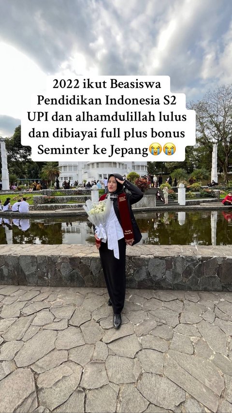 Pantang Menyerah, Lika Liku Perjuangan Wanita yang Berhasil Lulus S2 di Kampus Impiannya Lewat Jalur Beasiswa Ini Banjir Pujian