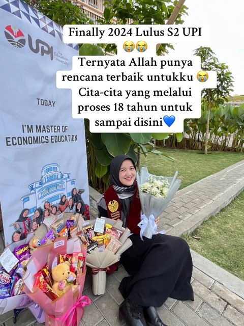 Pantang Menyerah, Lika Liku Perjuangan Wanita yang Berhasil Lulus S2 di Kampus Impiannya Lewat Jalur Beasiswa Ini Banjir Pujian