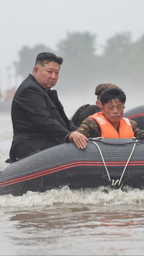 FOTO: Menengok Banjir Dahsyat di Korut yang Bikin Kim Jong-un Murka hingga Eksekusi Mati 30 Pejabat