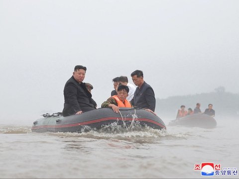 FOTO: Menengok Banjir Dahsyat di Korut yang Bikin Kim Jong-un Murka hingga Eksekusi Mati 30 Pejabat