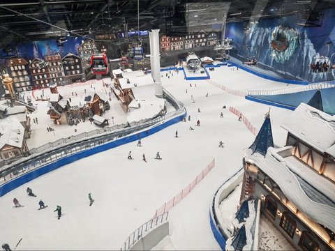 FOTO: Negara Ini Punya Resor Ski Indoor Terbesar di Dunia, Begini Potret Megahnya!