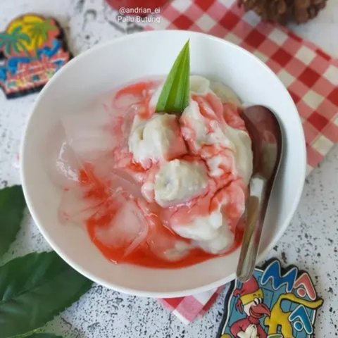 <p>Resep es pallu butung. (dok. Cookpad @bundaei)</p>