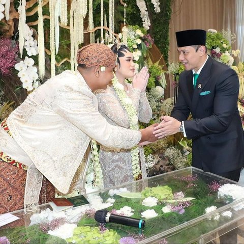 AHY jadi saksi nikah di pernikahan perwira TNI.