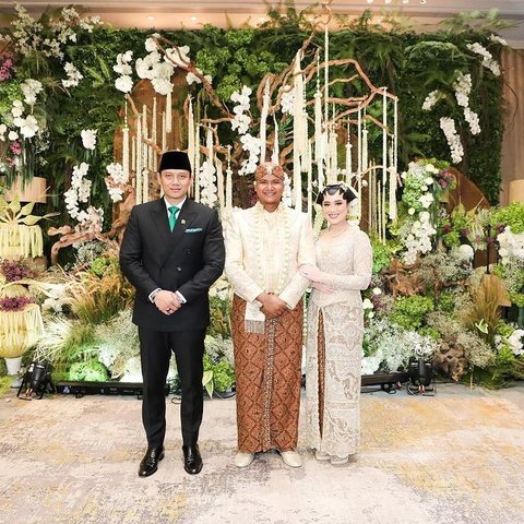 AHY jadi saksi nikah di pernikahan perwira TNI.