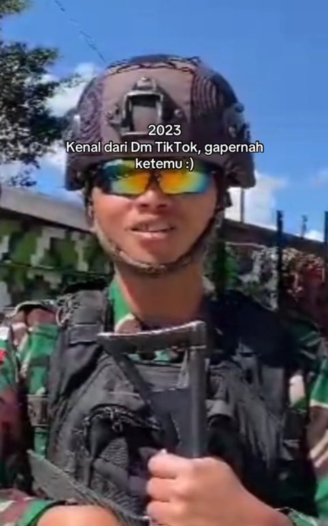 Berawal Kenal di Medsos dan Tak Pernah Bertemu hingga Akhirnya Menikah, Kisah Cinta Wanita yang Dapati Jodoh TNI Ini Banjir Pujian