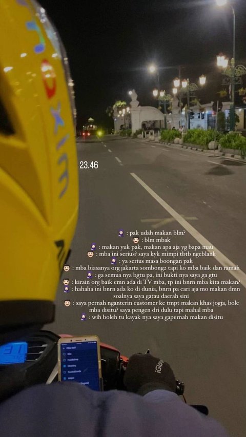 Momen Wanita Ajak Traktir Makan Ojol yang Ditumpanginya, Aksinya Banjir Pujian Warganet