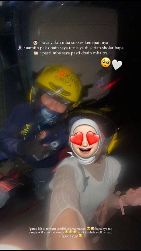 Momen Wanita Ajak Traktir Makan Ojol yang Ditumpanginya, Aksinya Banjir Pujian Warganet