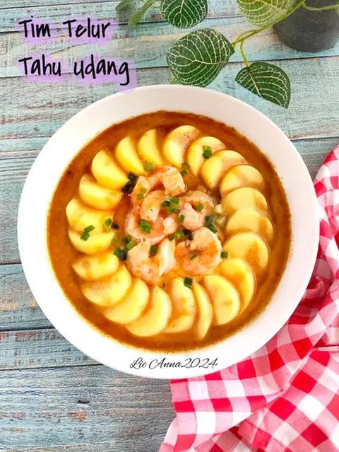 Resep tahu kukus jamur shitake. (dok. Cookpad @rima2020)