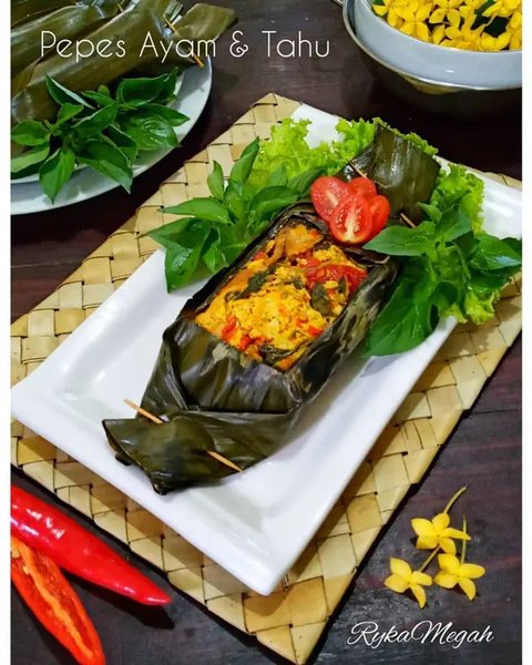 Resep tahu kukus jamur shitake. (dok. Cookpad @rima2020)