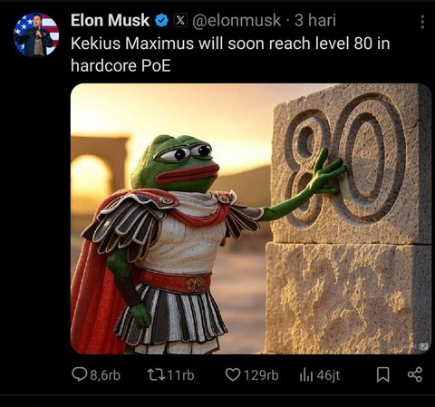 Elon Musk Ganti Nama Akun X Jadi Kekius Maximus, Apa Makna di Baliknya?