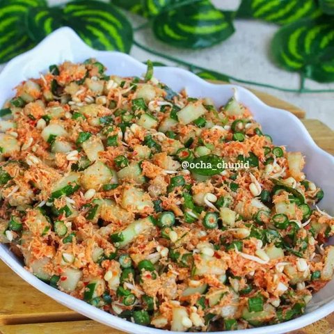 Urap Trancam salah satu hidangan khas Indonesia. (Dok: Cookpad @Nyoung_Inong07)
