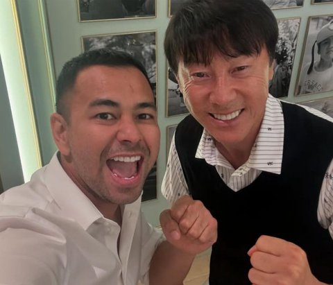 Raffi Ahmad Ucapkan Terima Kasih pada Shin Tae-Yong, Dukungan Ini Tuai Perhatian Publik