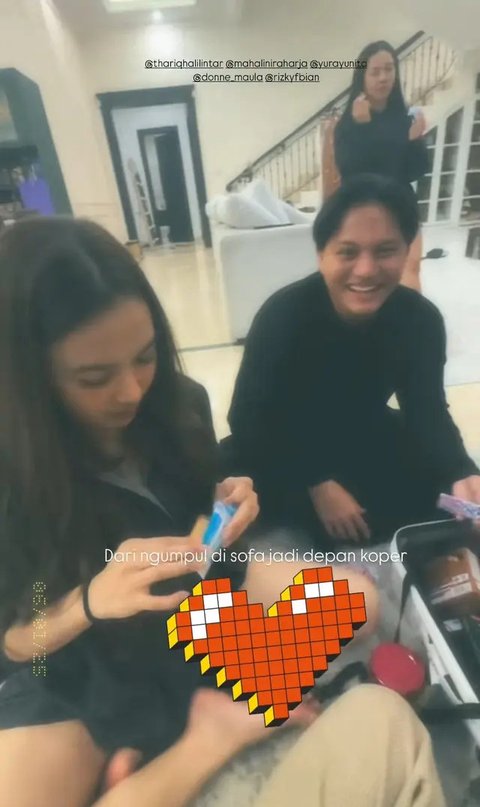 Yura Yunita dan Aaliyah Rayakan Kehamilan Mahalini (Sumber: Instagram/yurayunita)