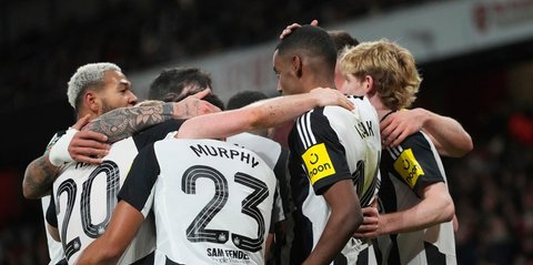 Hasil Arsenal vs Newcastle: Skor 0-2