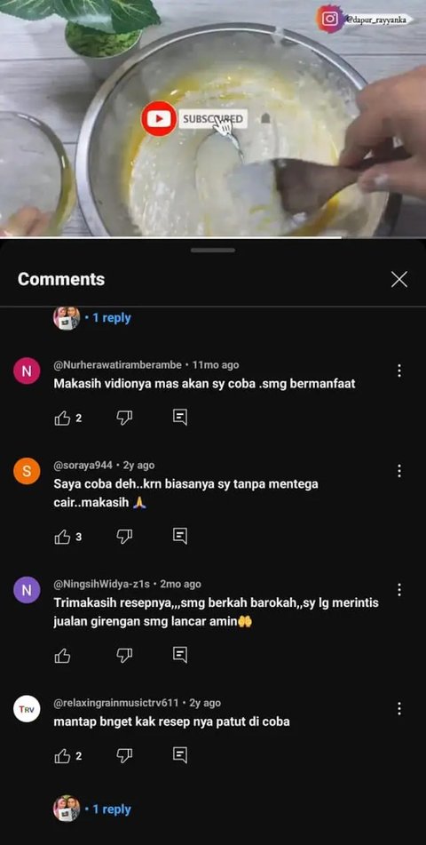Rahasia Gorengan Tetap Renyah dan Tidak Berminyak (Credit: Youtube/DAPUR RAYYANKA)