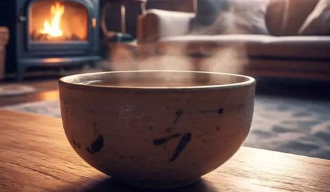 orang sedang membuat teh ginseng (ilustrasi oleh AI)