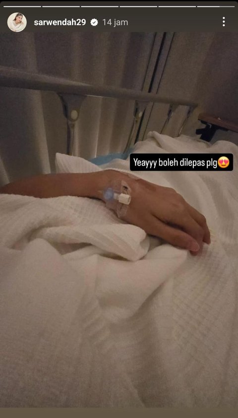 Kondisi Sarwendah yang Kini Dirawat di Rumah Sakit Singapura, Bahagia Bisa Segera Pulang