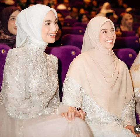 Citra Kirana Dibalut Dress Coklat saat Premier Film Keajaiban Air Mata Wanita. [@citraciki]
