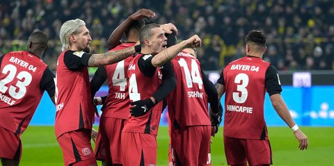 Hasil Bundesliga: Permalukan Dortmund 3-2, Leverkusen Tempel Ketat Bayern Munchen di Puncak Klasemen
