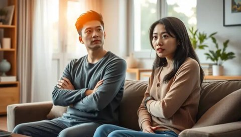 arti mimpi bercerai dengan suami Ilustrasi dibuat AI