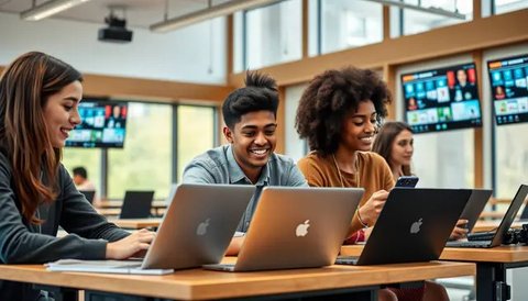 Ilustrasi karyawan, bekerja, rapat, suasana kantor. (Foto By AI)