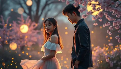 kata kata kopi romantis Ilustrasi dibuat AI