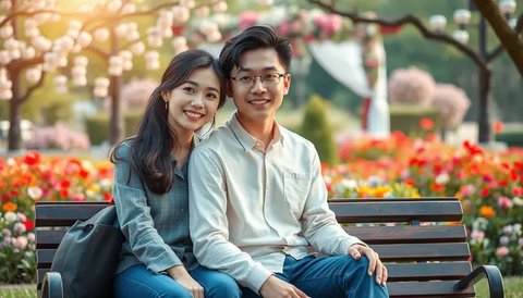 kata kata kopi romantis Ilustrasi dibuat AI