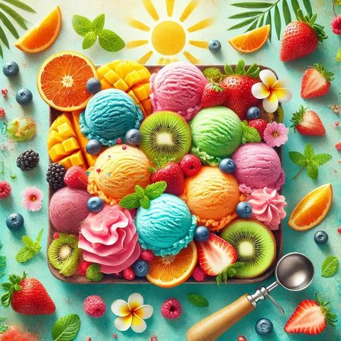 cara membuat es krim rumahan Ilustrasi dibuat AI