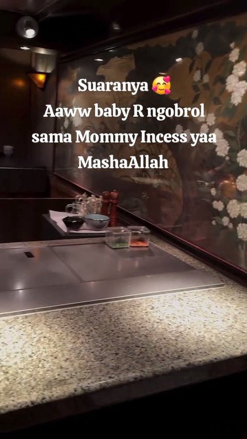 Gemasnya Saat Dengar Suara Baby R Anak Syahrini dan Reino Barack, Lembut Seperti Sang Ibunda