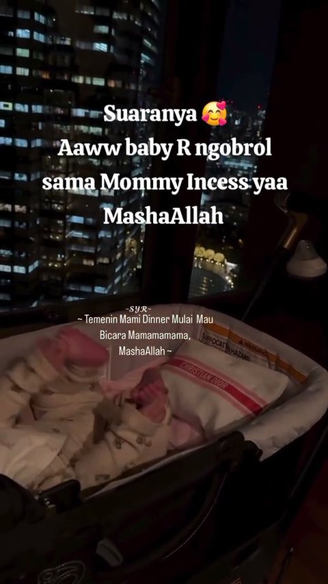 Gemasnya Saat Dengar Suara Baby R Anak Syahrini dan Reino Barack, Lembut Seperti Sang Ibunda