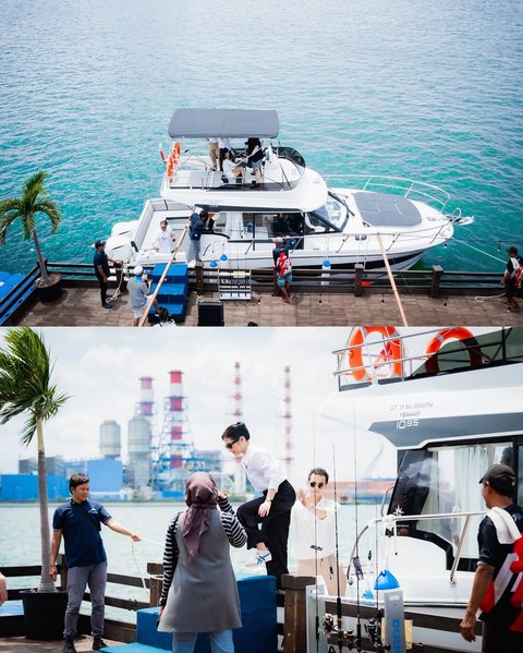 Buka Bisnis Bareng, Ini 5 Potret Yacht Milik Prilly Latuconsina dan Kevin Sanjaya yang Mewah dan Elegan Banget