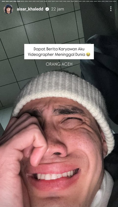 Aisar Khaled Bagikan Momen Bersama Karyawannya Asal Aceh yang Meninggal karena Tifus