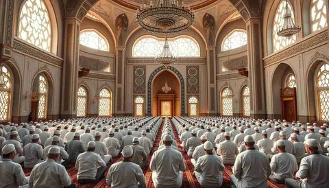 tata cara sholat sunnah Ilustrasi dibuat Stable Diffusion